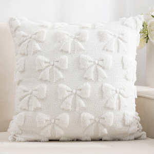 <span class=keywords><strong>Housse</strong></span> de <span class=keywords><strong>Coussin</strong></span> Carrée en <span class=keywords><strong>Fourrure</strong></span> de Lapin Brodé Lapin de Pâques pour Décoration Maison - Product Image 4