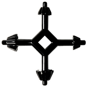 Dr. Clé de mandrin géante 4 en 1, alliage, finition noire, tige ronde, pour accessoire d'outil de perçage électrique - Product Image 4