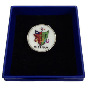UV Printing Antique Top Attractions Die Cut New Vietnam OEM Electroplating Zinc-Alloy Customized Shape Lapel Pins - Product Image 2