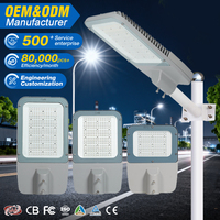 Iluminación Vial Exterior de Fábrica al por Mayor, Impermeable IP66, Aluminio Fundido a Presión, SMD, 100W 120W 150W 200W 250W 400W, Farola LED
