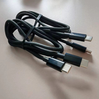Cable USB Tipo-C a Tipo-C, Carga Rápida de 3A, Conductor de Cobre Puro para Móviles y PC