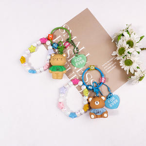 Internet célébrité haute valeur petit Animal en peluche mignon Simple sac à dos pendentif créatif Adorable voiture porte-clés - Product Image 1