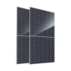 Panneaux solaires bifaciaux à double vitrage de type N M72D42LB Gamme 625-650W 630W 635W 640W 645W 650W Hjt/PERC pour usage industriel Palette - Product Image 2