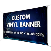Bannière publicitaire en maille PVC pour clôture extérieure, impression numérique grand format, couleur personnalisée, avec œillets, portable, légère, imperméable