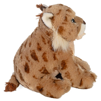 Peluche Ligne Lynx de 12 pouces de haute qualité, adorable animal en peluche réaliste avec rembourrage en coton PP, cadeaux câlins pour enfants