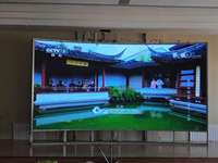 Layar LED panjang dalam ruangan layar LED dinding Video 4K pada dinding solusi Panel LED dalam ruangan Sinage Digital P2 P2.5 P3 P4