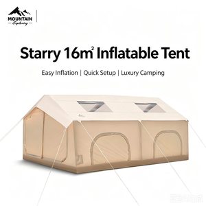 Tenda Gonfiabile per Campeggio, Disponibile Subito, per 3-8 Persone, Portatile, Protezione da Sole e Pioggia, Tenda Familiare - Product Image 5