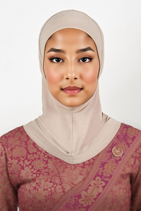 Fornitore Malese Harga Kilang Inner Cap9 Anak Tudung <span class=keywords><strong>Tak</strong></span> Sakit Telinga Bertali Beropol Muat S-XL Reliable Supply Partner - Product Image 2