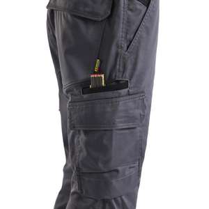 BLAKLADER - 144818329699C58 Industry <b>trousers</b> stretch <b>with</b> <b>knee</b> <b>pad</b> pockets Mid grey/Black - EAN 7330509759554 WORK <b>TROUSERS</b> - Product Image 4
