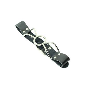 Metal halka Açık Ağız Gag Hakiki Deri Esaret Kemer - Product Image 4