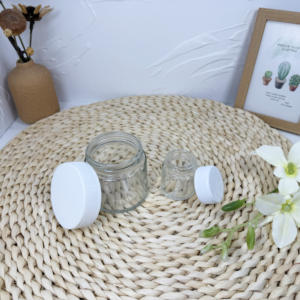 Bouteille en verre violet naturel de 1oz, bocal en verre noir avec bouchon résistant aux enfants - Product Image 6