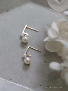 Pendientes de Oro 9K con Cuarzo en Forma de Calabaza, Elegantes y Modernos, Venta al Por Mayor, Kj451 - Product Image 5