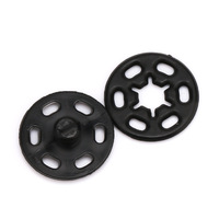 Aksesoris Pakaian Kancing Tekan Rhinestone Transparan Plastik Nylon Putih Hitam Tak Terlihat Tersembunyi Flatback