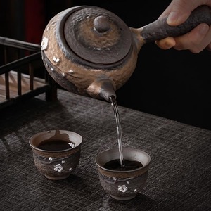 Tazza da Tè in Ceramica, Tazza Singola Non Smaltata in Stile Giapponese, Lusso Leggero Retrò Antico Tazza da Tè Cinese - Product Image 2