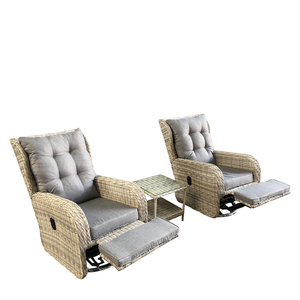Conjunto de sofás reclinables giratorios para exteriores, muebles de jardín y Patio - Product Image 1