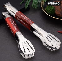 Pinces de service en acier inoxydable, antiadhésives, écologiques, compatibles lave-vaisselle, antidérapantes, pour buffet, pain, barbecue, steak - Vente en gros