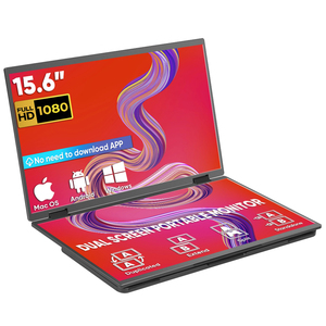 Tablet PC Laptop <span class=keywords><strong>LCD</strong></span> monitörler çoklu ekran modları 15.6 inç 1080P FHD IPS ekran monitör S48-1 taşınabilir monitör üreticisi - Product Image 1