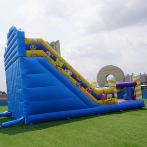 Sponge Bob Inflatable <span class=keywords><strong>Slides</strong></span> Thương Mại Air Bouncer Để Bán Ngoài Trời Khổng Lồ Inflatable Khô Slide - Product Image 3
