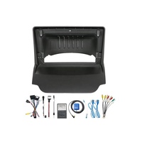 Kit de montage personnalisé pour tableau de bord Meihua, panneau de garniture, cadre d'autoradio, Android Auto pour Ford Ecosport 2003-2017, câble inclus