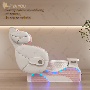 Chaise de pédicure de <span class=keywords><strong>massage</strong></span> sexuelle 2023, nouvelles caméras cachées dans la salle de bain, bols en verre avec support en métal, chaise de pédicure - Product Image 3