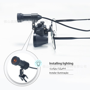 Dental Magnifying Glasses 2.5x-420 Metal <b>Headband</b> Mounted For Surgical Examinations - Product Image 3