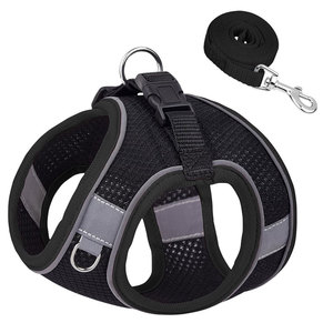 Conjunto de Arnés para Perros y Gatos OEM para Mascotas Pequeñas, Arnés Ajustable para Cachorros y Gatos, Arnés Reflectante para Mascotas, Conjunto de Arnés y Correa para Perros - Product Image 2