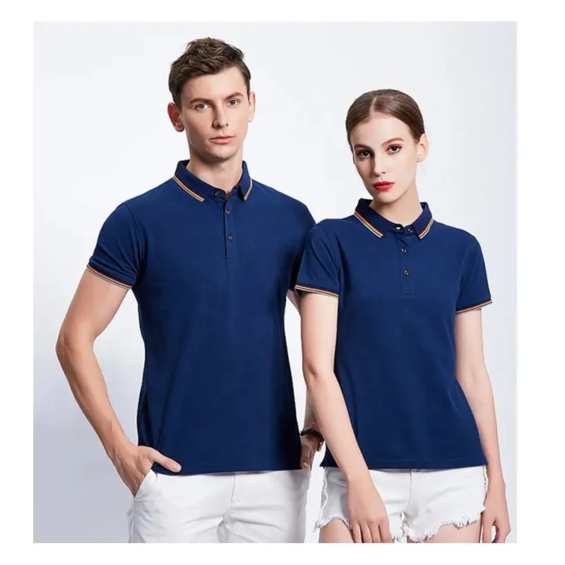 Özel tasarım özel ekran baskılı nakış Rhinestones tasarım çizgili erkekler Polo GÖMLEK kısa kollu erkek T Shirt