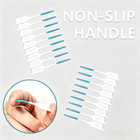 Brosse interdentaire en silicone souple élastique la plus vendue – Nettoyage en profondeur doux entre les dents serrées – Brosse en caoutchouc souple
