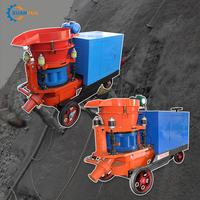 Máquina de Hormigón Proyectado Húmedo Pequeña con Motor/Propulsor, Producción de 3-7m3/h, Agregado de 20mm para Construcción de Piscinas y Alcantarillas