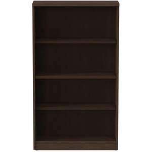 Librería Alera Valencia Series de cuatro estantes, color espresso, para oficina en casa y sala de estar, 31.75w x 14d x 54.88h - Product Image 6