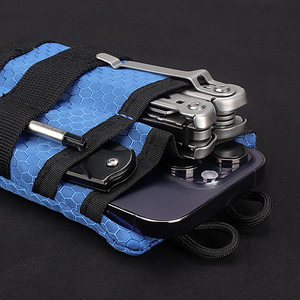 Edc Tool Pouch 600D Oxford Cloth Multi Functional Outdoor Sports Waist Bag With Key Coin Card Storage - Product Image 4