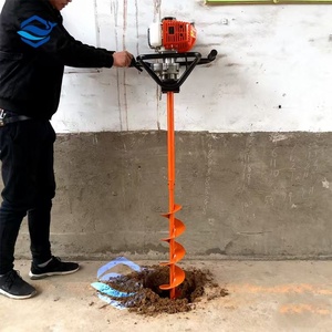 حفرة تسميد صغيرة تعمل بالبنزين لزراعة الأشجار ، عربة حفر على نطاق صغير - Product Image 1