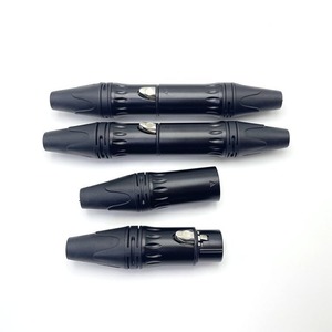 3-lõi đồng liên hệ với nam XLR <span class=keywords><strong>Microphone</strong></span> cắm vàng-mạ Pinhole IP65 Kẽm hợp kim nhà ở - Product Image 3