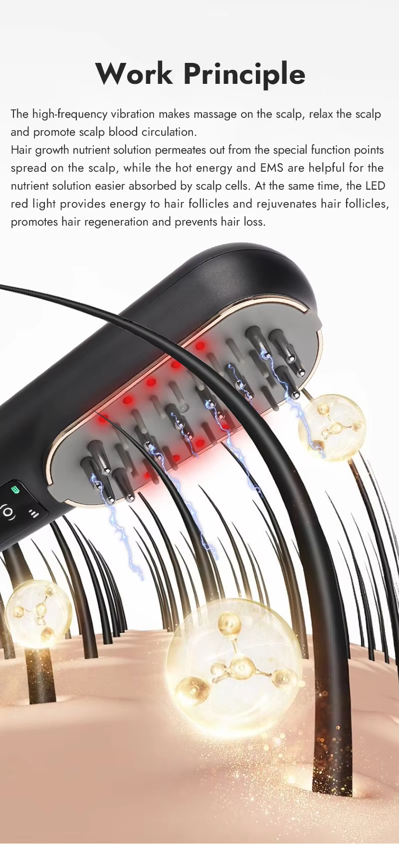 salon automatic rotation brush