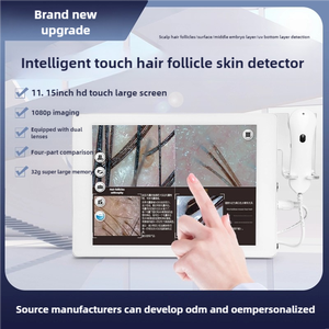 Scalp Analyzer <b>Machine</b> 15 Inch HD Screen Hair Follicle Detection Face <b>Analysis</b> AI Device for Salon - Product Image 2