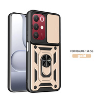 Casing HP Lichicase Desain Unik dengan Bracket yang Dapat Disesuaikan, Pelindung Lengkap untuk Realme 16 C83 P4 Power Note 80