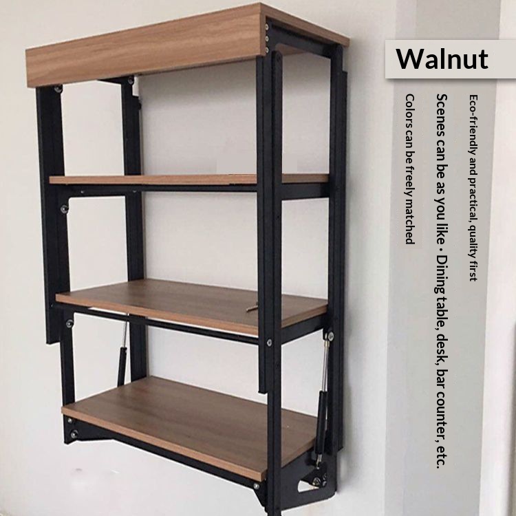 Pannello truciolare rinforzato da 64 pollici di larghezza, color noce.