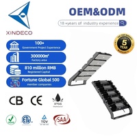 Projecteur LED XINDECO 1000W pour stade, éclairage de terrain sportif IP66, lampadaire extérieur 1000W