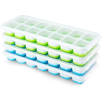 Nouveaux arrivages de moules à sucettes glacées en silicone écologique avec logo personnalisé Sucette glacée en plastique Plateau de fabrication de sucettes glacées pour enfants