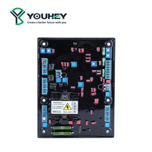 เครื่องควบคุมแรงดันไฟฟ้าอัตโนมัติ (AVR) รุ่น MX321A สำหรับเครื่องกำเนิดไฟฟ้าดีเซลแบบแปรงถ่าน ชุดควบคุมแรงดันไฟฟ้าแบบเซอร์โวมอเตอร์สามตัว - Product Image 1