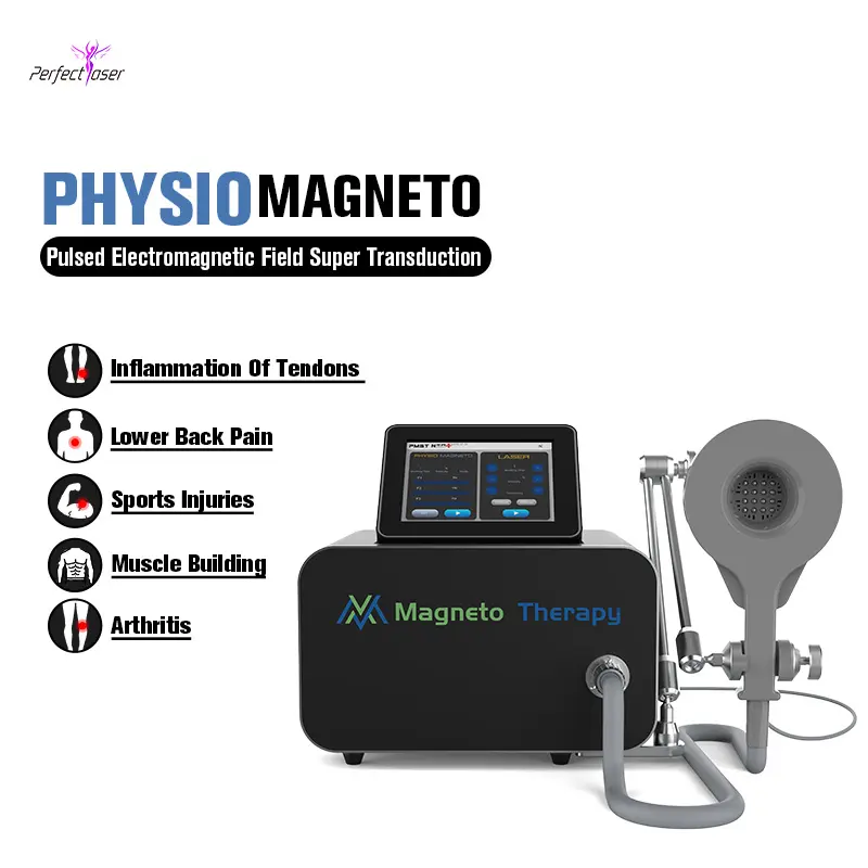 Fizyoterapi taşınabilir satmak elektro manyetik ağrı kesici darbe cihazı için Magneto o manyetoterapi makinesi