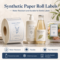 Étiquettes personnalisées autocollantes, résistantes à l'huile et à l'eau, en vinyle imprimé avec feuille d'or, pour bouteilles en plastique PET, emballages de marque