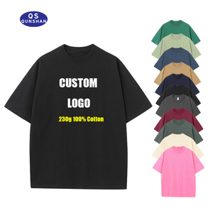 T-Shirt Homme Haute Qualité en Coton 230g, Personnalisé avec Logo, Vierge, Lourd et Oversize pour Impression - Product Image 2