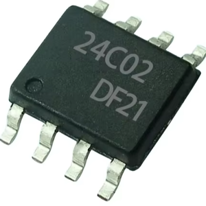 AT24C02 2Kbit I2C EEPROM IC แบบเดิมพร้อมช่องทะลุรู/แบบติดตั้งบนพื้นผิวสำหรับการควบคุมทางอุตสาหกรรมและการจัดเก็บข้อมูลแบบไม่ระเหย - Product Image 1