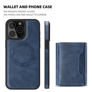 Funda de Cuero con Ranura para Tarjetas, Magnética, para iPhone 17 Air, 17 Pro Max, 16, 15, 14, 13, 12, 11, Antigolpes - Product Image 2
