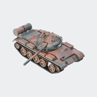 1:43 ölçek Metal sovyet T-55 tankı döküm modeli oyuncak kamuflaj askeri araç tankları rusya modeli