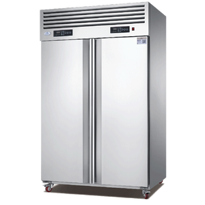 Refrigerador Comercial de Dos Puertas de Acero Inoxidable con Enfriamiento por Ventilador de la Mejor Calidad y Precio Bajo para Uso en Cocinas de Restaurantes - Product Image 1