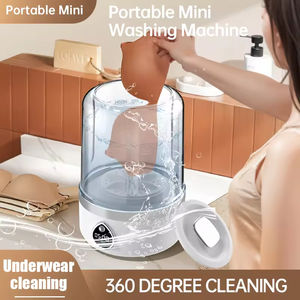 Mini Lavadora Portátil para Calcetines y Ropa Interior, para Dormitorio, Hotel, Hogar, con Alimentación USB/Eléctrica/Batería, Control por Aplicación, Color - Product Image 3