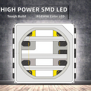 Tùy chỉnh thực hiện <span class=keywords><strong>SMD</strong></span> LED chip Diode 7070 6064 rgbww RGB + WW lớn công suất cao 3V/6V 2 Wát màu xanh đỏ phát thải được thiết kế cho nhiếp ảnh Đèn - Product Image 2