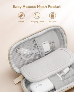 Estuche Rígido para AirFly SE/Pro <span class=keywords><strong>V2</strong></span>/Pro/<span class=keywords><strong>Duo</strong></span>, Avantree Relay/1Mii Transmisor/Receptor Inalámbrico Bluetooth, Bolsa de Transporte Portátil - Product Image 6